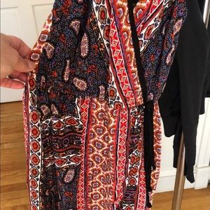 Band  of Gypsies  size XS mini dress cover up up adjustable straps like new